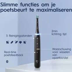 Oral-B Elektrische Tandenborstel iO 5 Duo Zwart & Wit 2 stuks
