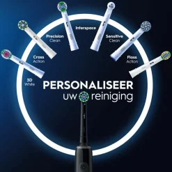 Oral-B Elektrische Tandenborstel Pro 3 3900 Duo Zwart & Roze 1 set