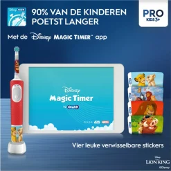 Oral-B Elektrische Tandenborstel Pro Kids Lion King