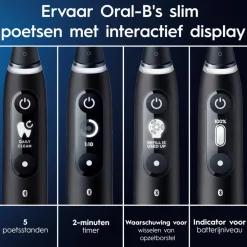 Oral-B Elektrische Tandenborstel iO 6 Duo Zwart & Roze 1 set