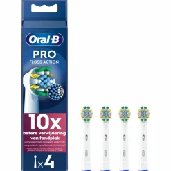 Oral-B Opzetborstels FlossAction Wit 4 stuks