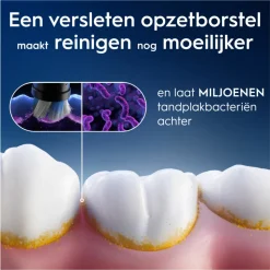 Oral-B Opzetborstels iO Radiant White Zwart 8 stuks