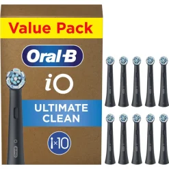 Oral-B Opzetborstels iO Ultimate Clean Zwart 10 stuks