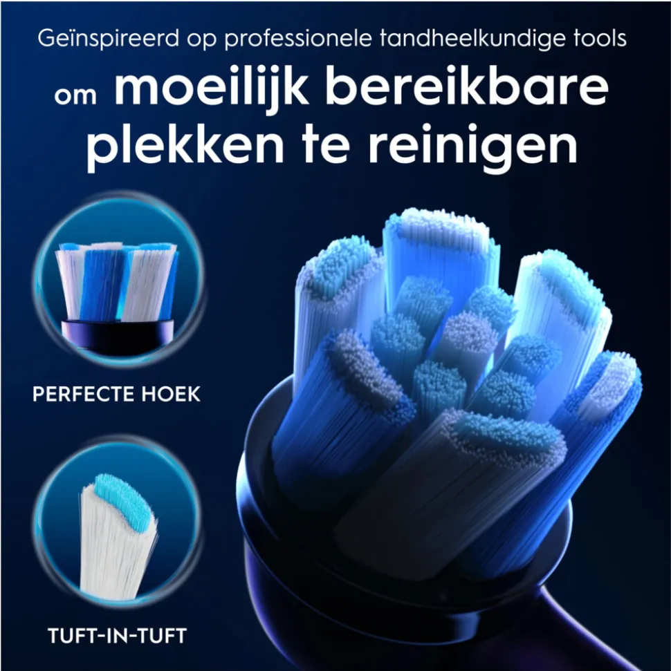 Oral-B Opzetborstels iO Ultimate Clean Zwart 10 stuks