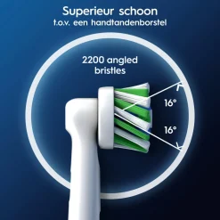Oral-B Opzetborstels Pro Cross Action Wit 10 stuks