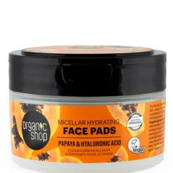 Organic Shop Face Pads Micellar Hydrating 20 pcs
