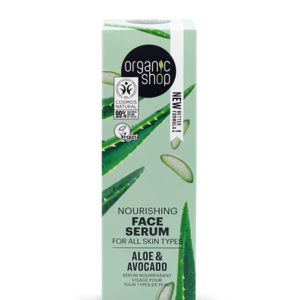 Organic Shop Gezichtsserum Avocado and Aloe 30 ml