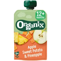Organix Knijpfruit Appel 12+m Pakket