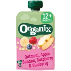 Organix Knijpfruit Appel 12+m Pakket