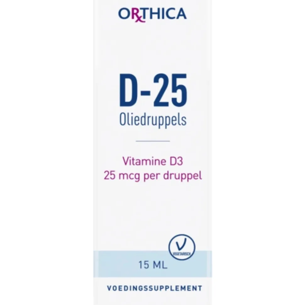Orthica Vitamine D-25 Oliedruppels 15 ml