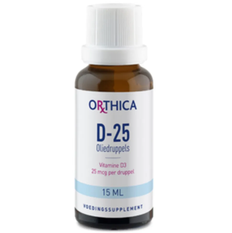 Orthica Vitamine D-25 Oliedruppels 15 ml