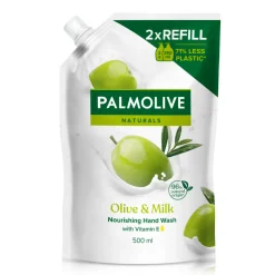 Palmolive Handzeep Navulling Naturals Melk Olijf 500 ml