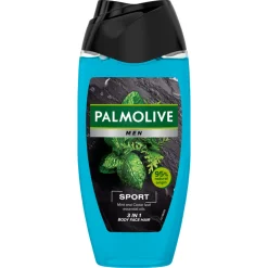 Palmolive Men Sport 3-in-1 douchegel met etherische oliën van munt en cedernaalden 250 ml