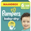 Pampers Baby Dry Luiers Maat 6 (13-18 kg) 148 stuks