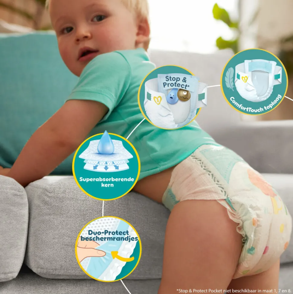 Pampers Baby Dry Luiers Maat 6 (13-18 kg) 148 stuks