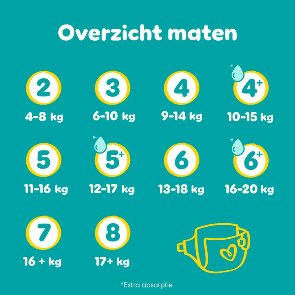 Pampers Baby Dry Luiers Maat 6 (13-18 kg) 148 stuks