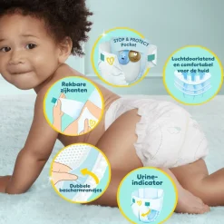 Pampers Premium Protection Luiers Maat 4 (9-14 kg) 174 stuks