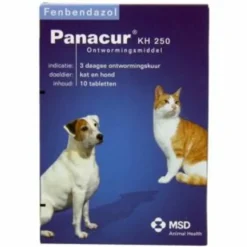 Panacur Ontworming Tabletten Hond - Kat 250 mg 10 tabletten