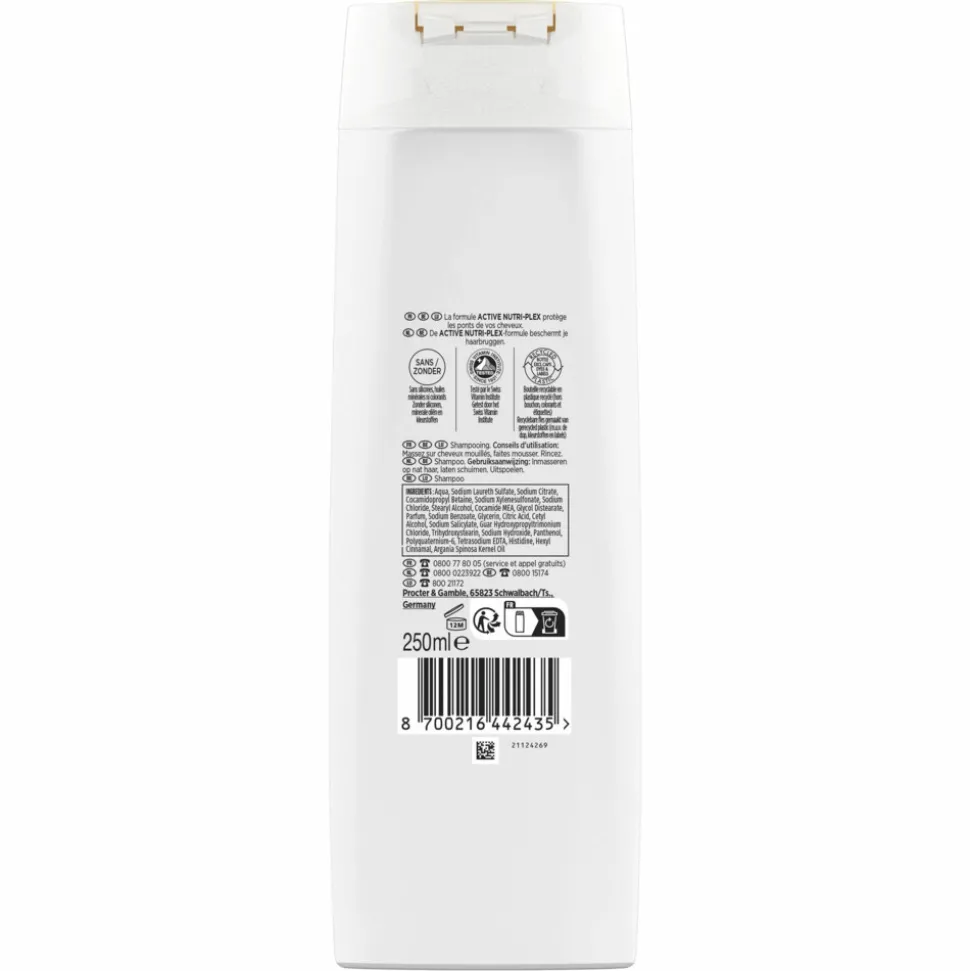 Pantene Shampoo Smooth & Sleek 250 ml