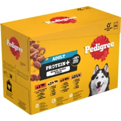 Pedigree Adult in Gelei Protein+ Maaltijdzakjes Multipack 12x85 gr