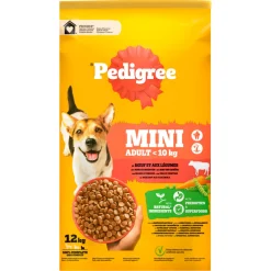 Pedigree Adult Mini Hondenbrokken Rund en Groenten 12 kg