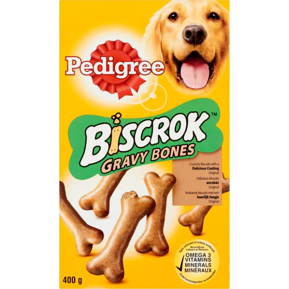 Pedigree Biscrok Gravy Bones Hondensnack 400 gr
