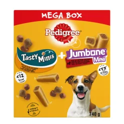 Pedigree Megabox Hondensnacks Tasty Mini's & Jumbone 740 gr