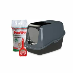 PeeWee Startpakket EcoHus Zwart - Antraciet 56 x 39 x 38,5 cm