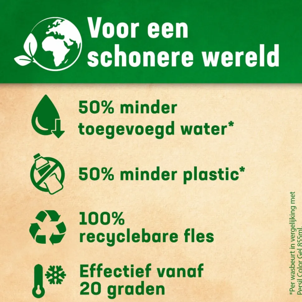 Persil Wasmiddel Gel 2 x 65 Wasbeurten Deep Clean Ultra Concentrated Color 2 x 1,3 liter