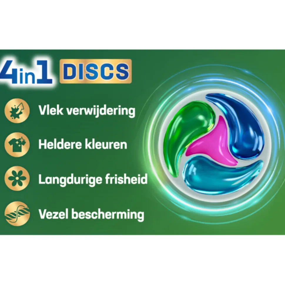 Persil Wasmiddelcapsules Discs Gekleurde Was 22 stuks
