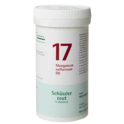 Pfluger Schussler Zout nr 17 Manganum Sulfuric D6 400 tabletten