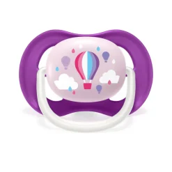 Philips Avent Fopspeen Ultra Air 6-18 mnd I Love Papa Roze 2 stuks