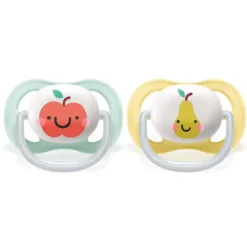 Philips Avent Fopspeen Ultra Air 0-6 mnd Fruit 2 stuks
