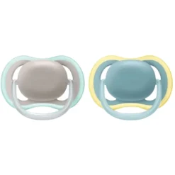 Philips Avent Fopspeen Ultra Air 18+ mnd Grijs Blauw 2 stuks