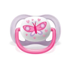 Philips Avent Fopspeen Ultra Air 0-6 mnd I Love Mama Roze 2 stuks