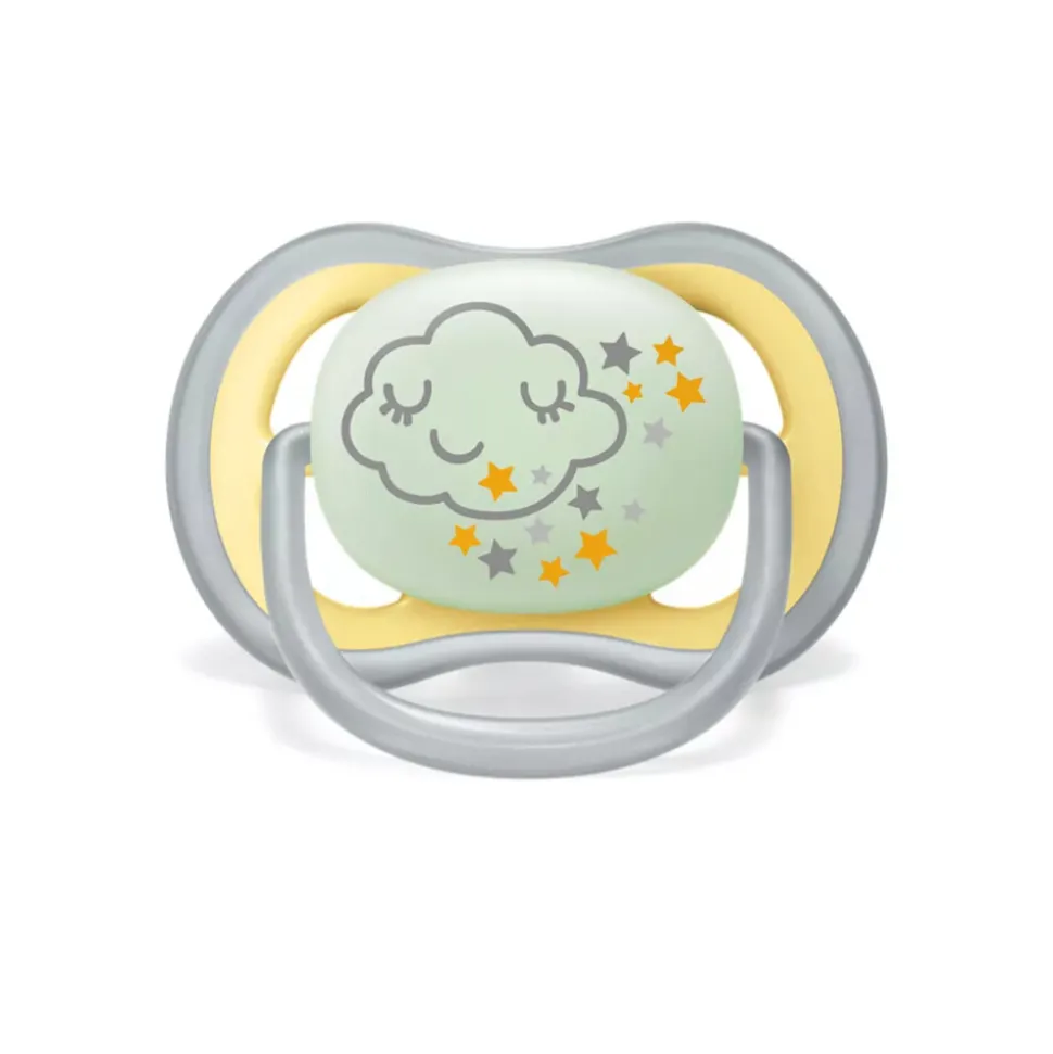 Philips Avent Fopspeen Ultra Air Nighttime 18+ mnd Glow in the Dark 2 stuks