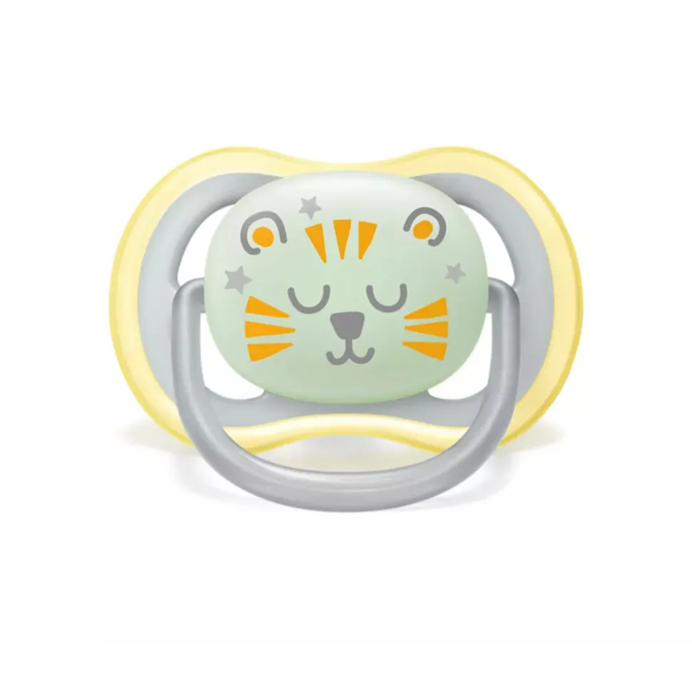 Philips Avent Fopspeen Ultra Air Nighttime 18+ mnd Glow in the Dark 2 stuks