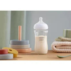 Philips Avent Glazen Babyfles Natural Response 0+ mnd 240 ml