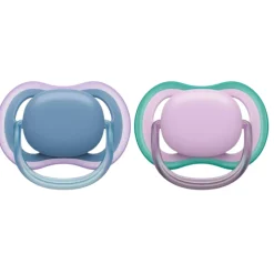 Philips Avent Ultra Air Fopspeen 6-18 mnd Paars Blauw 2 stuks
