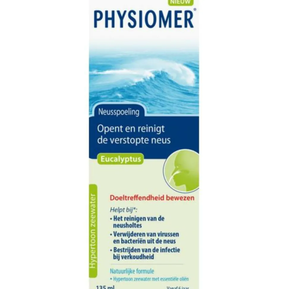 Physiomer Neusspoeling Eucalyptus 135 ml