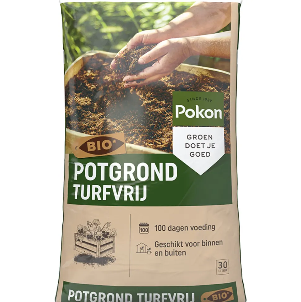 Pokon Bio Turfvrij Potgrond 30 liter