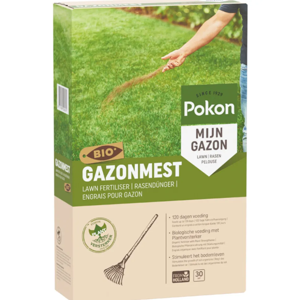 Pokon Gazonmest voor 30m2 Biologisch 2 kg