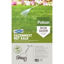 Pokon Gazonmest voor 30m2 met Kalk 2 kg