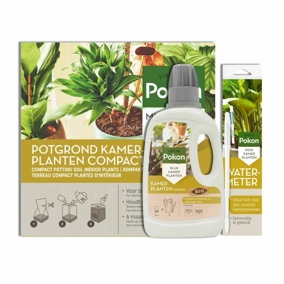 Pokon Kamerplanten Bio/turfvrij Pakket