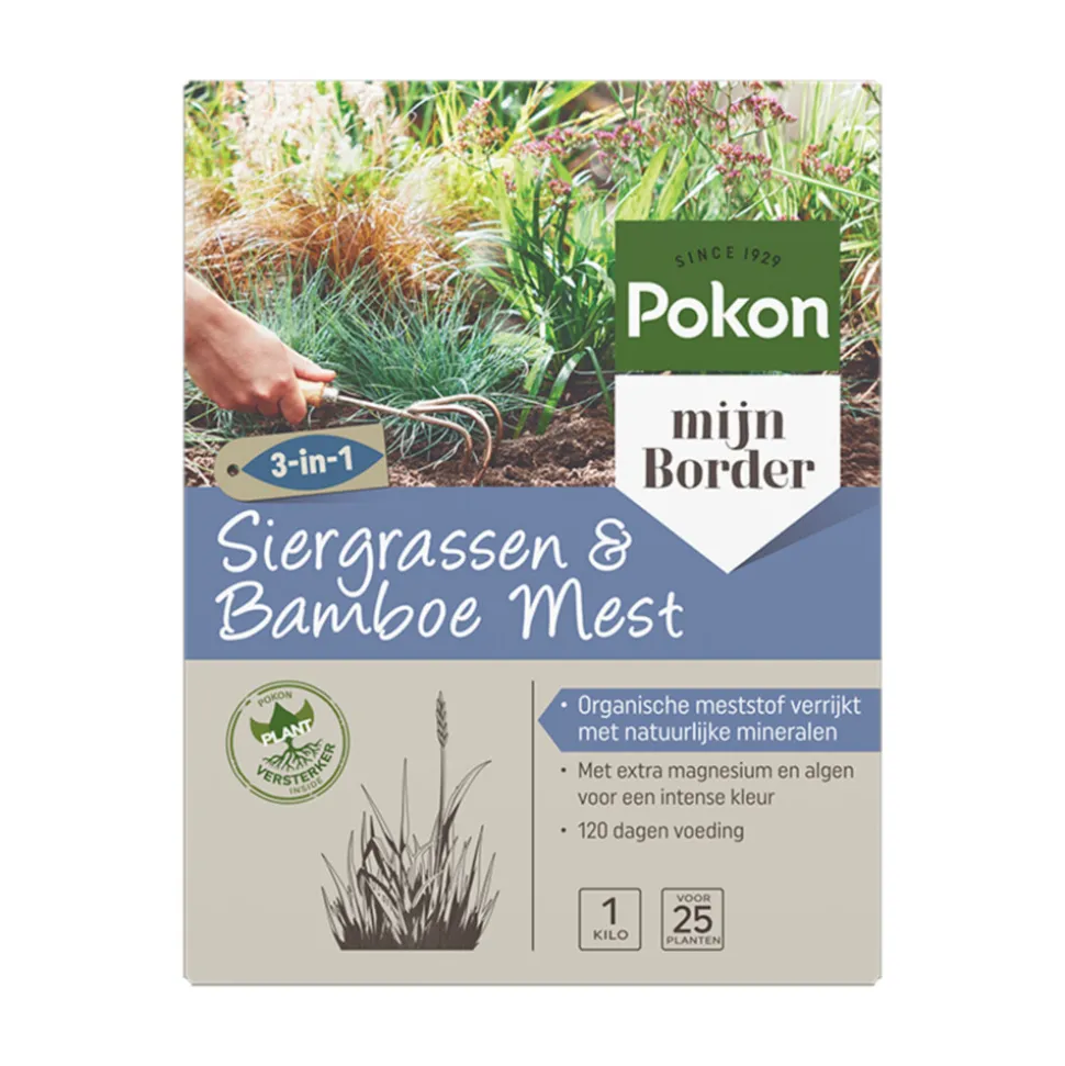 Pokon Siergrassen & Bamboe Mest 1 kg