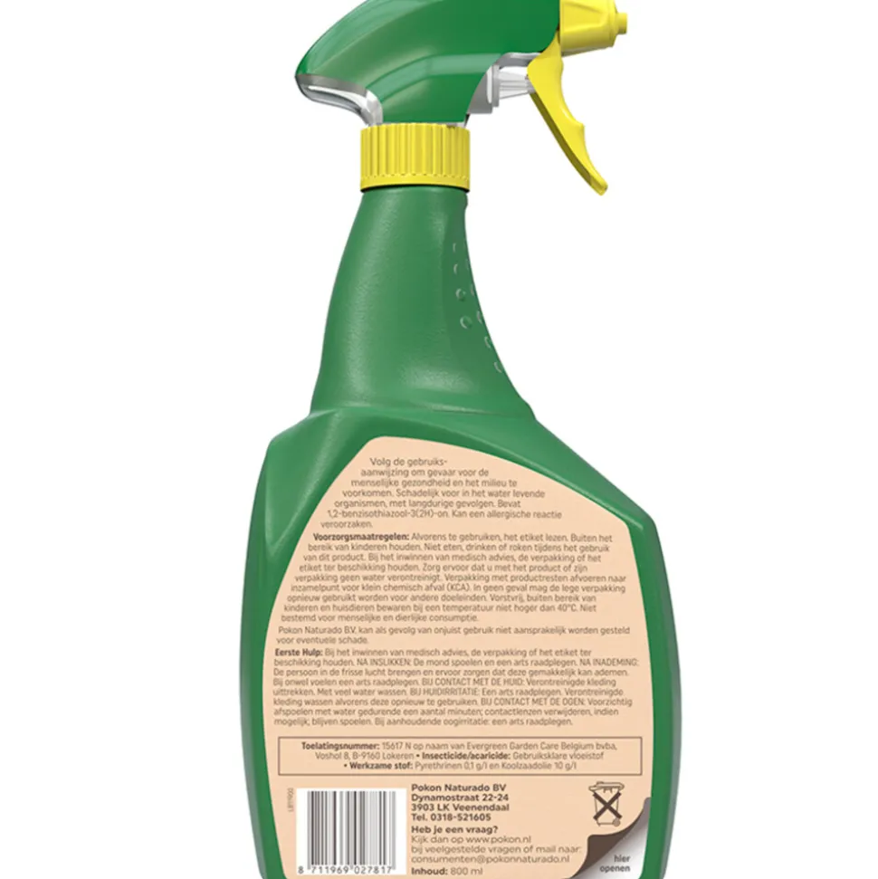 Pokon Tegen Hardnekkige Insecten 'Polysect Spray' Biologisch 800 ml