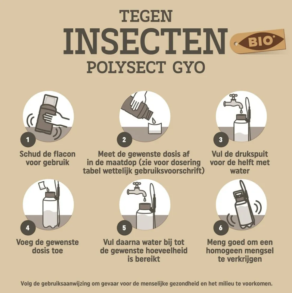 Pokon Tegen Insecten Concentraat Polysect GYO Biologisch 225 ml