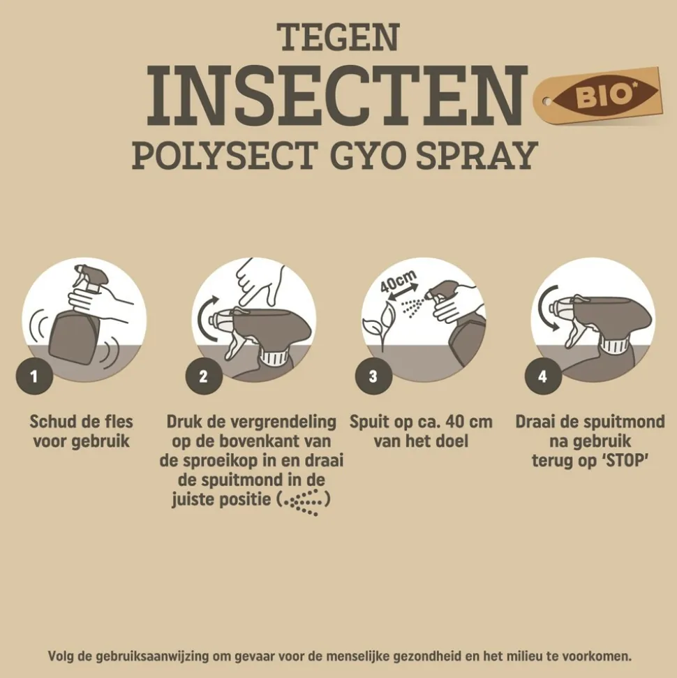 Pokon Tegen Insecten Spray Polysect GYO Spray Biologisch 800 ml