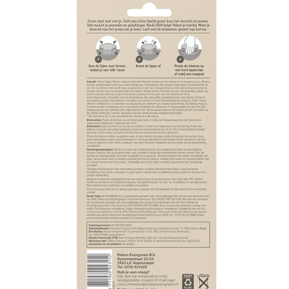Pokon Tegen Mieren Lokdoos 2 stuks