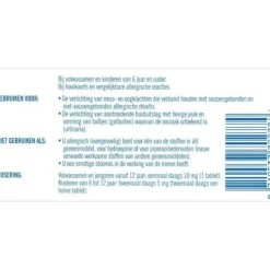 Prevalin Allerstop Cetirizine 14 tabletten